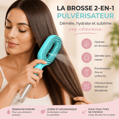Brosse avec spray ( Brosse 2 en 1 pulvérisateur ) - SamaShop