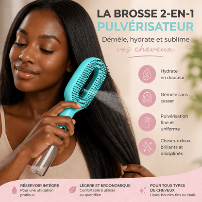 Brosse avec spray ( Brosse 2 en 1 pulvérisateur ) - SamaShop