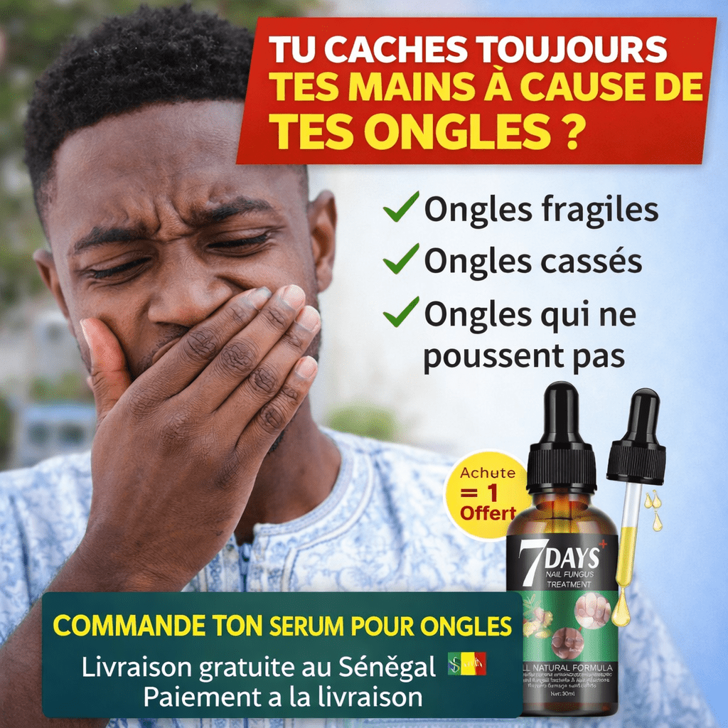 7 Days Nail Fungus Treatment – Sérum Antimycosique Ultra - Rapide pour Ongles Sains (Pour pieds et mains) - SamaShop