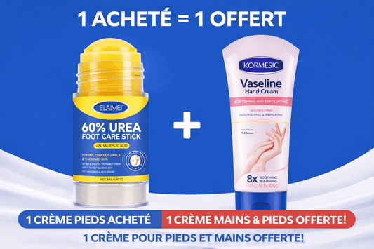 Crème pieds pour soin des pieds ( 1 acheté = 1 crème pour pieds secs offerte ) - SamaShop