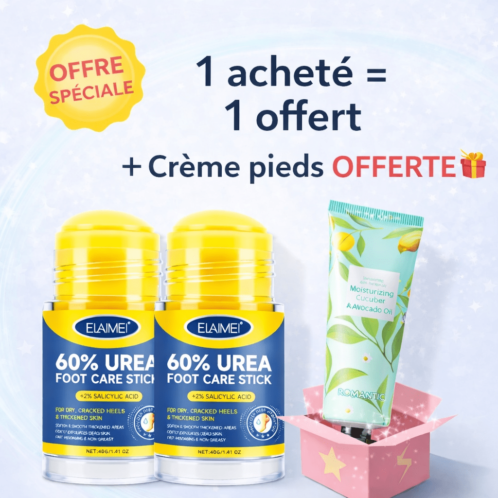 Crème pieds pour soin des pieds ( 1 acheté = 1 crème pour pieds secs offerte ) - SamaShop