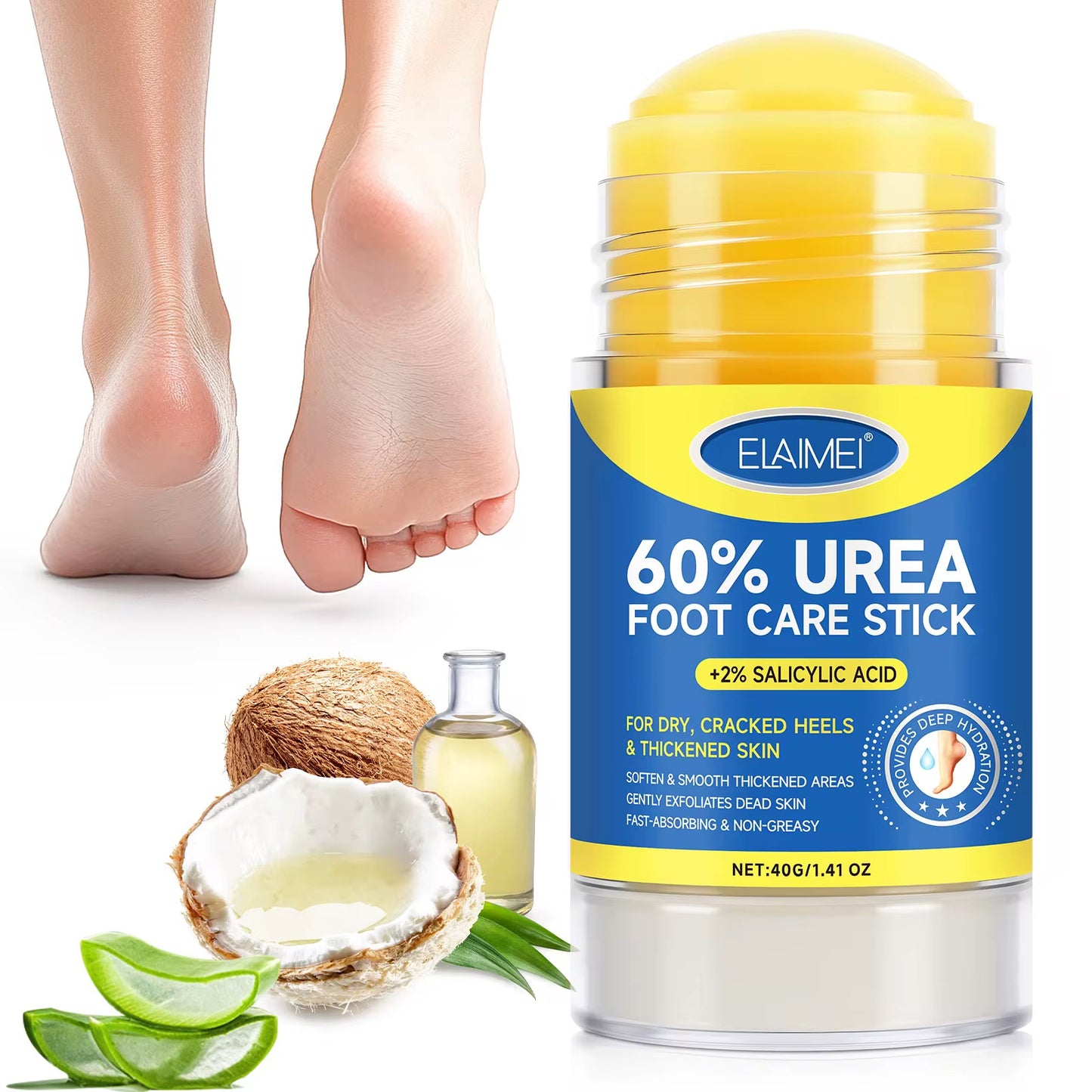 Crème pour les pieds á l'urée á absorption rapide pour soin des pieds - SamaShop