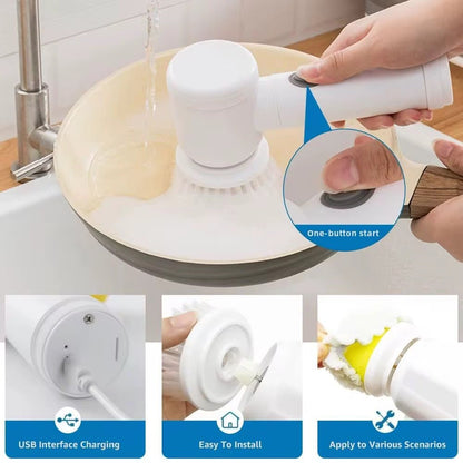 Brosse de Nettoyage Électrique portable USB Rechargeable - SamaShop