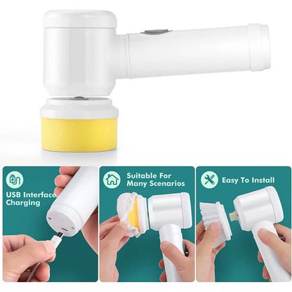 Brosse de Nettoyage Électrique portable USB Rechargeable - SamaShop