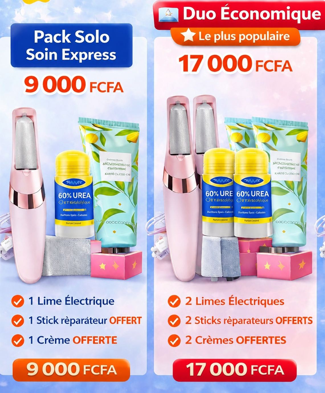 Lime Électrique professionnelle pour les pieds (Offrez à vos pieds un soin complet avec nos Packs) - SamaShop